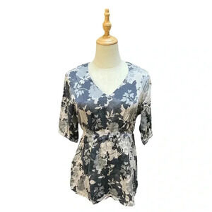 Eddie Bouer 💯 Silk Top Size M